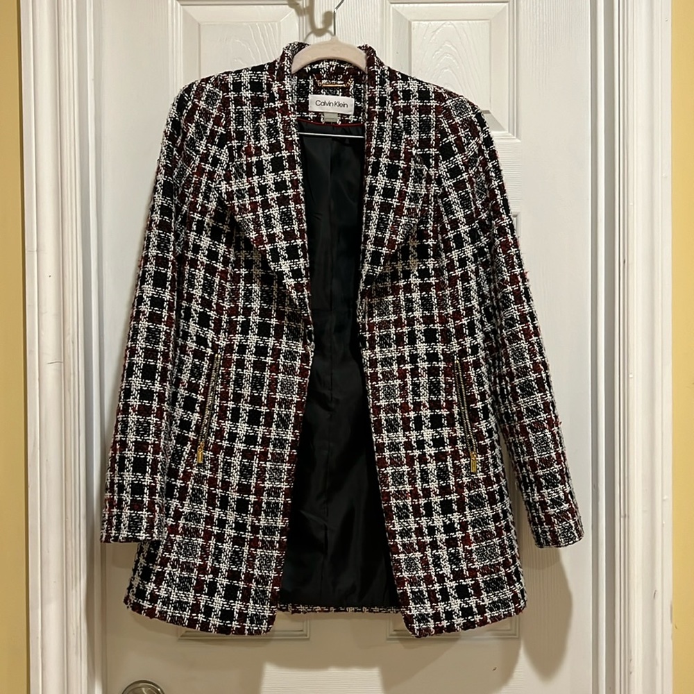 Calvin Klein Tweed Blazer